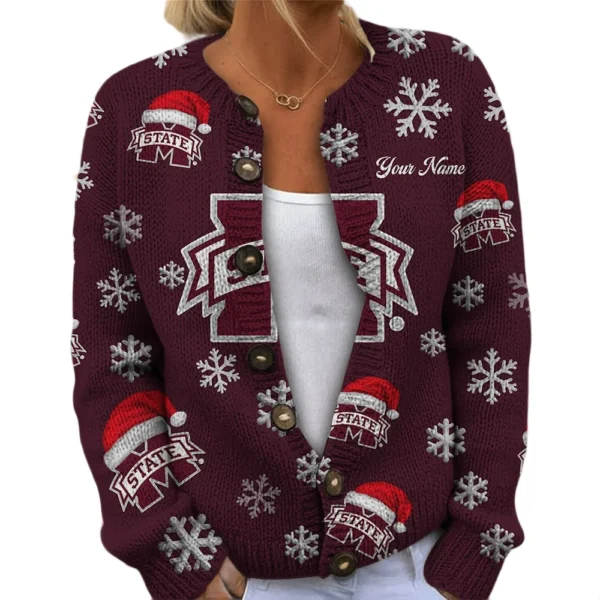 Mississippi State Bulldogs Women’s Knit Sweater New 2026 Customize Name