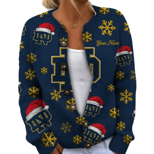 Notre Dame Fighting Irish Women’s Knit Sweater New 2026 Customize Name