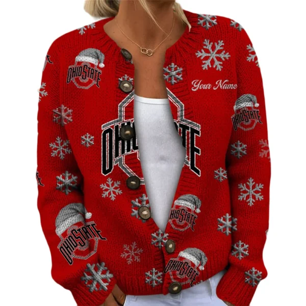 Ohio State Buckeyes Women’s Knit Sweater New 2026 Customize Name