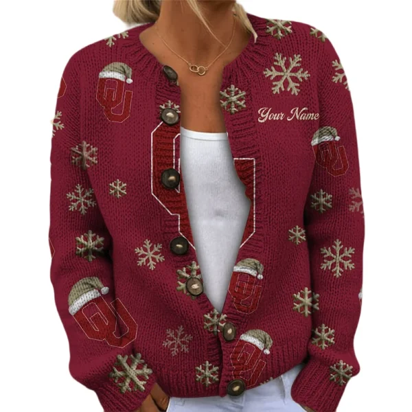 Oklahoma Sooners Women’s Knit Sweater New 2026 Customize Name