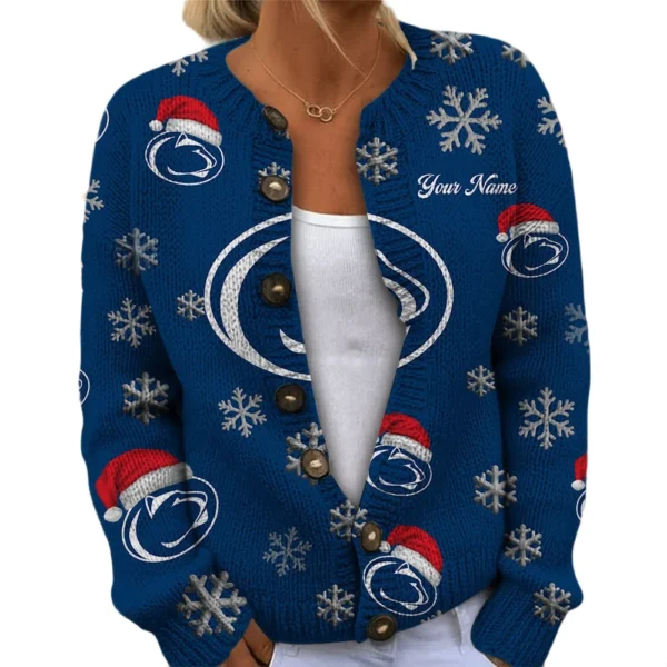 Penn State Nittany Lions Women’s Knit Sweater New 2026 Customize Name