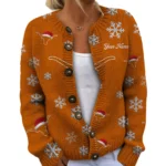 Texas Longhorns Women’s Knit Sweater New 2026 Customize Name
