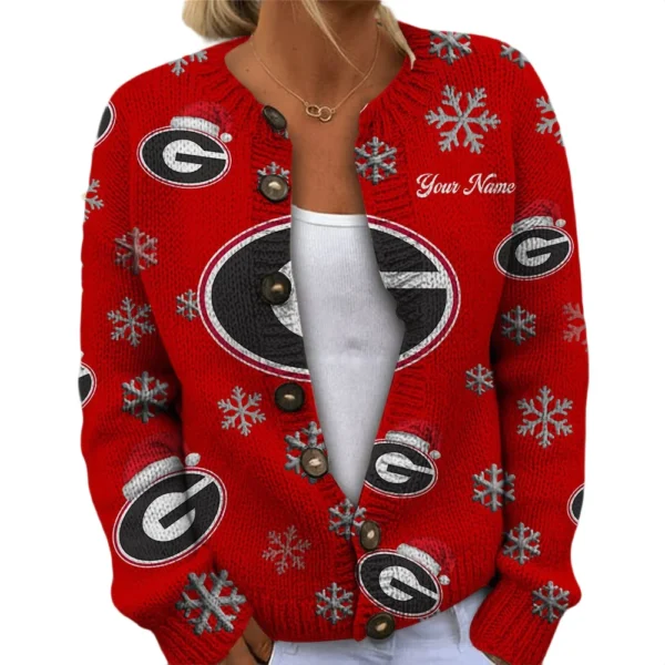 Georgia Bulldogs Women’s Knit Sweater New 2026 Customize Name