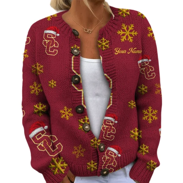 USC Trojans Women’s Knit Sweater New 2026 Customize Name