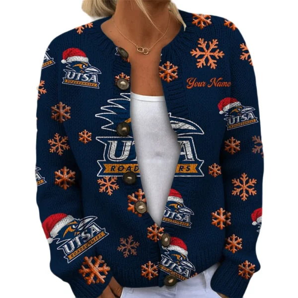UTSA Roadrunners Women’s Knit Sweater New 2026 Customize Name