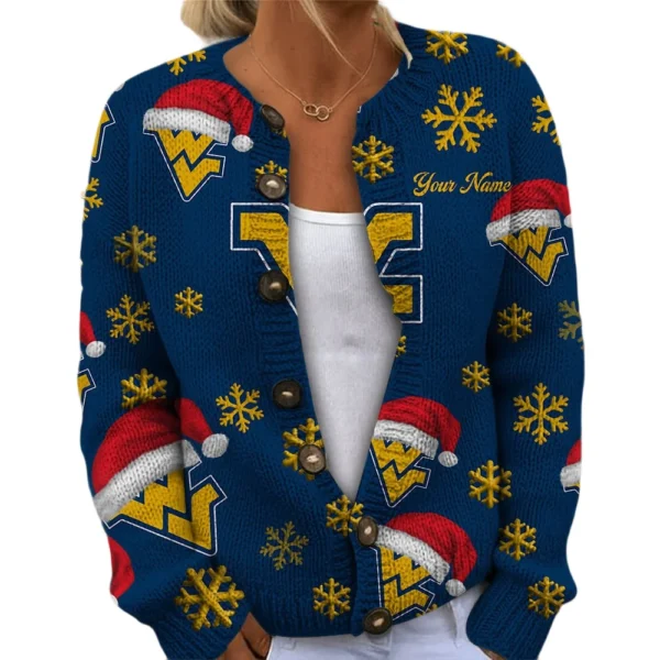 West Virginia Mountaineers Women’s Knit Sweater New 2026 Customize Name