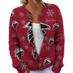 Atlanta Falcons Women’s Knit Sweater New 2026 Customize Name