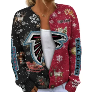 Atlanta Falcons Women’s Knit Sweater New 2026 Limited Customize Name