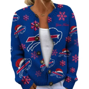 Buffalo Bills Women’s Knit Sweater New 2026 Customize Name
