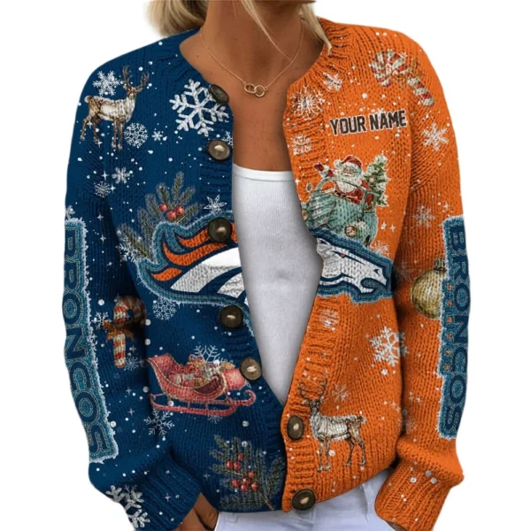 Denver Broncos Women’s Knit Sweater New 2026 Limited Customize Name