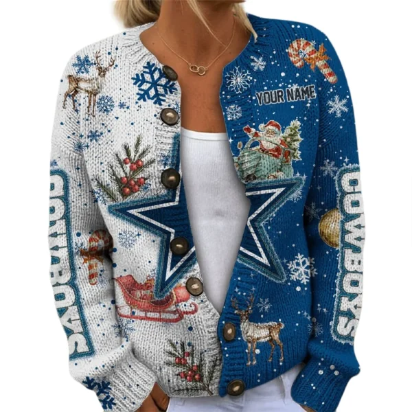 Dallas Cowboys Women’s Knit Sweater New 2026 Limited Customize Name