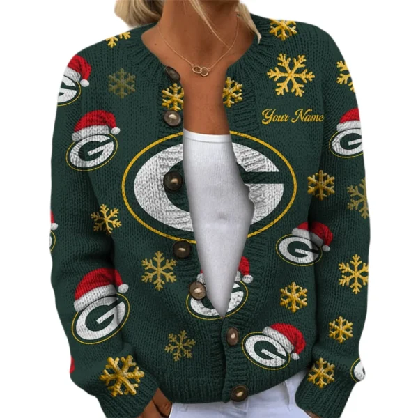 Green Bay Packers Women’s Knit Sweater New 2026 Customize Name