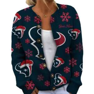 Houston Texans Women’s Knit Sweater New 2026 Customize Name