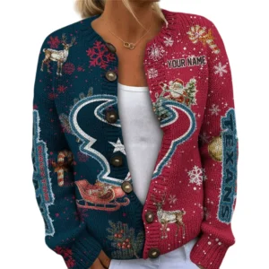 Houston Texans Women’s Knit Sweater New 2026 Limited Customize Name
