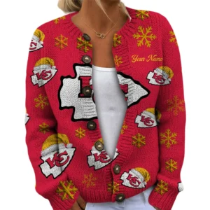 Kansas City Chiefs Women’s Knit Sweater New 2026 Customize Name