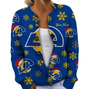 Los Angeles Rams Women’s Knit Sweater New 2026 Customize Name