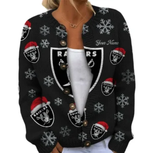 Las Vegas Raiders Women’s Knit Sweater New 2026 Customize Name