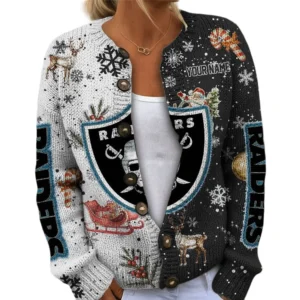 Las Vegas Raiders Women’s Knit Sweater New 2026 Limited Customize Name