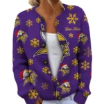 Minnesota Vikings Women’s Knit Sweater New 2026 Customize Name