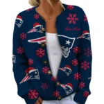 New England Patriots Women’s Knit Sweater New 2026 Customize Name