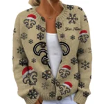 New Orleans Saints Women’s Knit Sweater New 2026 Customize Name