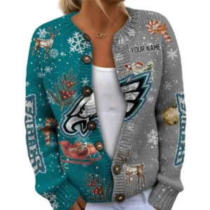 Philadelphia Eagles Women’s Knit Sweater New 2026 Limited Customize Name