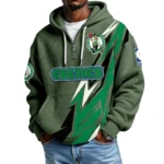 Boston Celtics Waffle Knit Hoodie Quarter Zip 2026 Limited