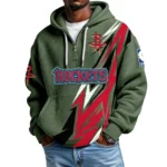 Houston Rockets Waffle Knit Hoodie Quarter Zip 2026 Limited