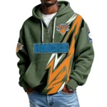 New York Knicks Waffle Knit Hoodie Quarter Zip 2026 Limited