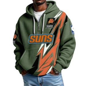 Phoenix Suns Waffle Knit Hoodie Quarter Zip 2026 Limited