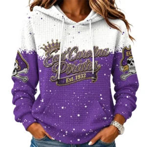 East Carolina Pirates Women’s Waffle Pullover Hoodie 2026 Limited