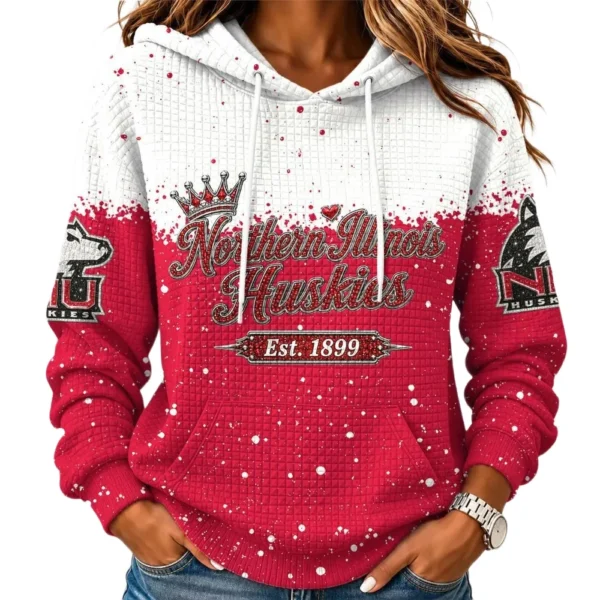 Northern Illinois Huskies Women’s Waffle Pullover Hoodie 2026 Limited