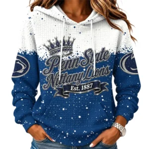 Penn State Nittany Lions Women’s Waffle Pullover Hoodie 2026 Limited