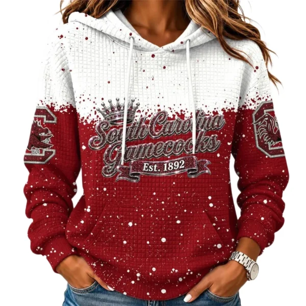 South Carolina Gamecocks Women’s Waffle Pullover Hoodie 2026 Limited