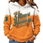 Miami Hurricanes Women’s Waffle Pullover Hoodie 2026 Limited