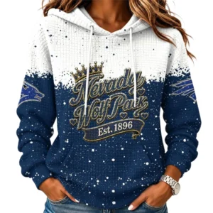 Nevada Wolf Pack Women’s Waffle Pullover Hoodie 2026 Limited