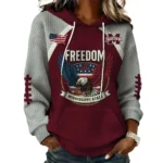 Mississippi State Bulldogs x Freedom American Women’s Waffle Pullover Hoodie 2026 Limited