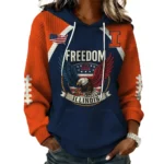 Illinois Fighting Illini x Freedom American Women’s Waffle Pullover Hoodie 2026 Limited