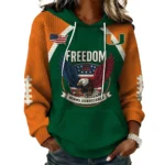 Miami Hurricanes x Freedom American Women’s Waffle Pullover Hoodie 2026 Limited