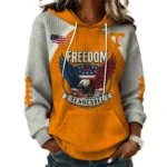 Tennessee Volunteers x Freedom American Women’s Waffle Pullover Hoodie 2026 Limited