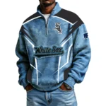 Chicago White Sox Men's Waffle Knit Quarter-Zip Long Sleeve Shirt 2026 Limited