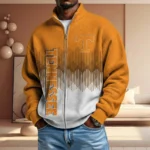 Tennessee Volunteers Men’s Full Zip Waffle Knit Long Sleeve Sweatshirt