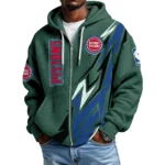 Detroit Pistons Men’s Waffle Knit Full Zip-Up Hoodie