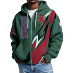Houston Rockets Men’s Waffle Knit Full Zip-Up Hoodie