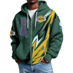 Los Angeles Lakers Men’s Waffle Knit Full Zip-Up Hoodie