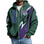 Sacramento Kings Men’s Waffle Knit Full Zip-Up Hoodie