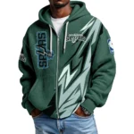 San Antonio Spurs Men’s Waffle Knit Full Zip-Up Hoodie