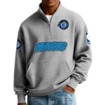 Orlando Magic Men’s Quarter Zip Pullover Sweatshirt Waffle Knit Pocket New 2026 Limited