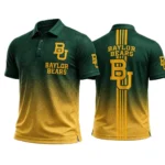 Baylor Bears Polo Bottom Slit Button Short Sleeve 2026 Limited For Men