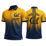 California Golden Bears Men’s Button Short Sleeve Polo Bottom Slit 2026 Limited